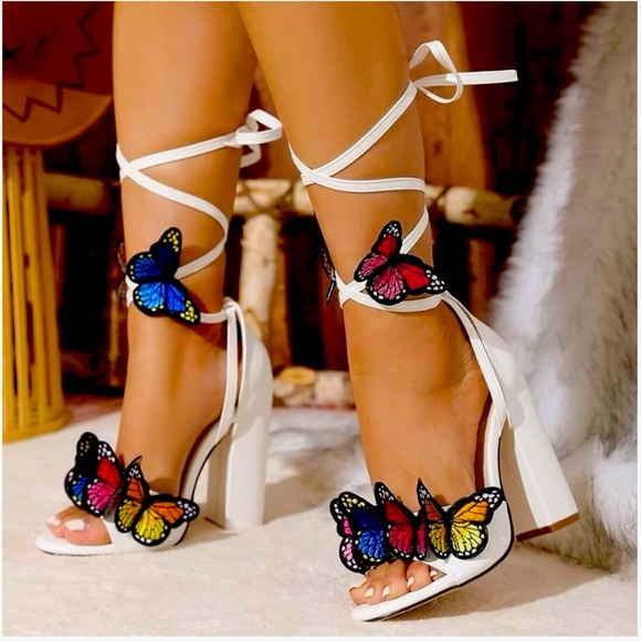 🦋🛍️🎁(Women Butterfly 🦋 Heel’s)🛍️🦋✨ - Picture 8 of 9